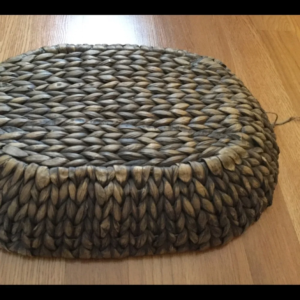 Woven oval large home table decorative plate. Made in Vietnam
